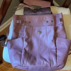 Kooba | Bags | Lavender Leather Kooba Backpack Shoulder Bag 
